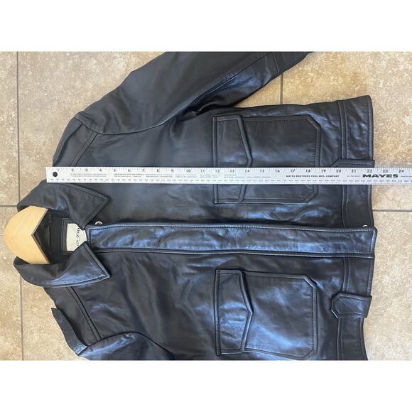 NWOT Each Other Paris black leather jacket Sz XL 100% Lamb Skin - Picture 9 of 9